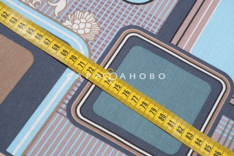 Ткань Бязь 150 см 120 гр рис Лабиринт вид 2/5