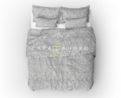 Ткань Бязь 220 см 120 гр рис. 187в8 Дамаск