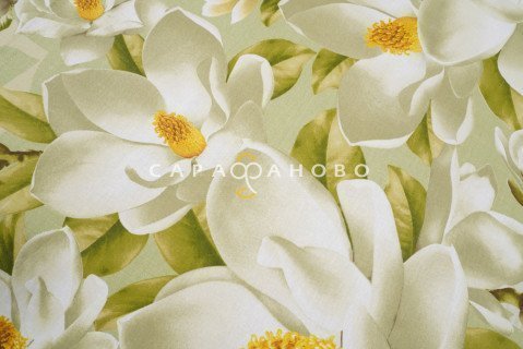 Ткань Перкаль 220 см 125 г "ЭЛИТ" рис 200261 Магнолия (основа)