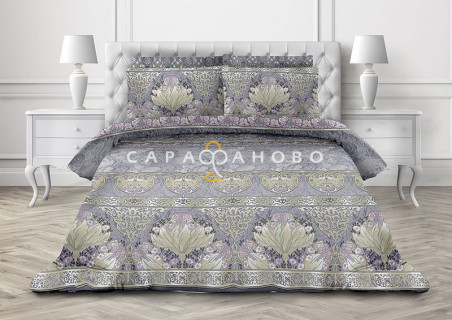 Ткань Перкаль 220 см "Царство" рис 6581 вид 1