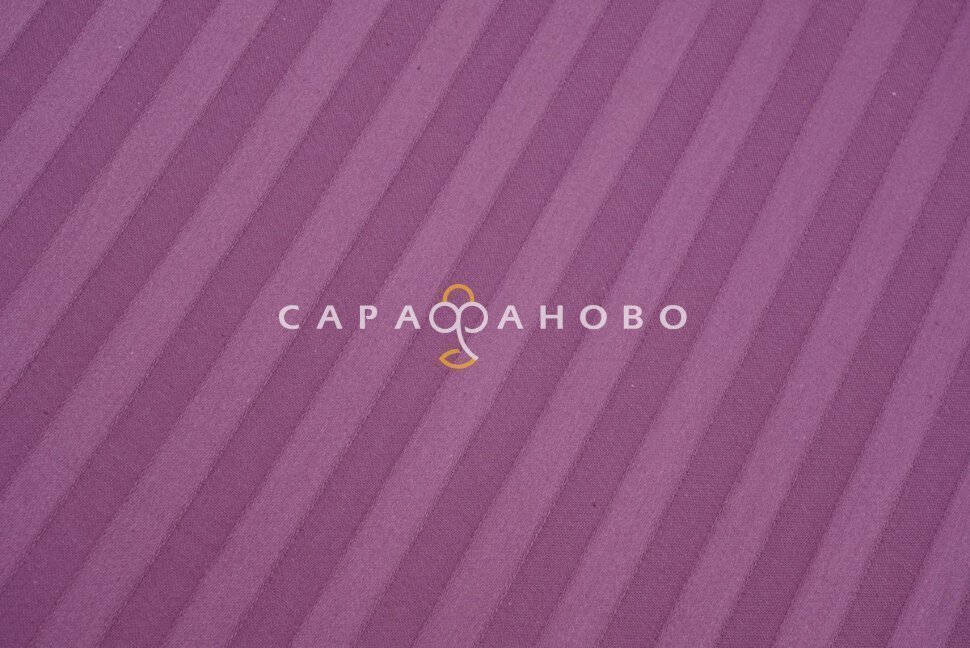 Ткань Страйп-Сатин 240 см рис. 35001 Баклажан (полоса 1х1), фото 4