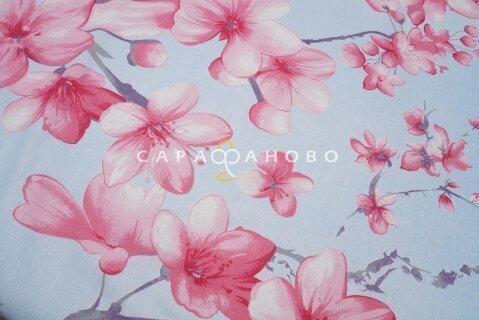 Ткань Бязь 220 см 120 г/м2 рис 6019 вид 1
