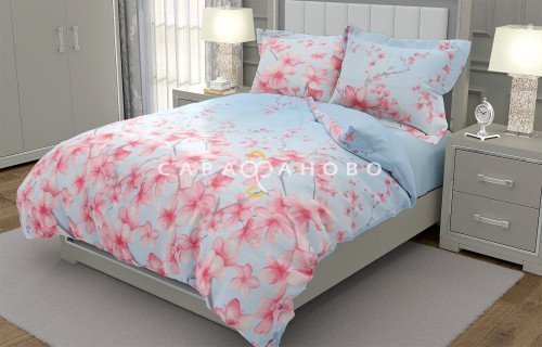 Ткань Бязь 220 см 120 г/м2 рис 6019 вид 1