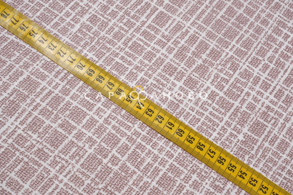 Ткань поплин 220 см рис. 10913 вид 1 Кардинал (основа), фото 4
