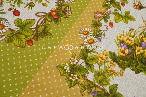 ткань рогожка 150 см "Береста" рис 11489-1