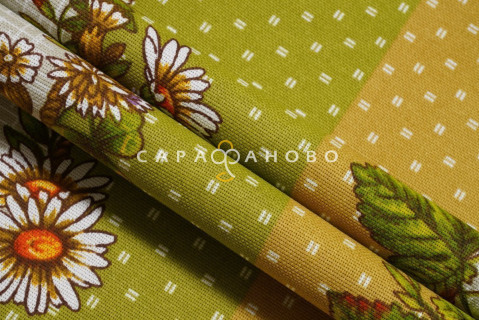 ткань рогожка 150 см "Береста" рис 11489-1