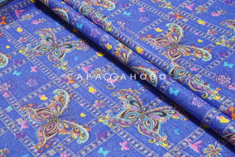 Ткань бязь 150 см 142 г/м2 плательная рис 1603