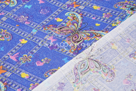 Ткань бязь 150 см 142 г/м2 плательная рис 1603