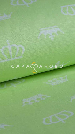 Ткань Бязь детская 150 см 120 гр Короны 1694-1, фото 1