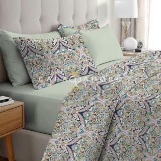 Бязь наб 120 Миледи Люкс 220 рис. 22011/2 Веста