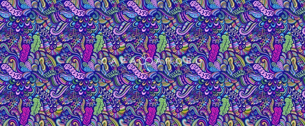 Ткань бязь 150 см плательная коллекция рис 1593, фото 1