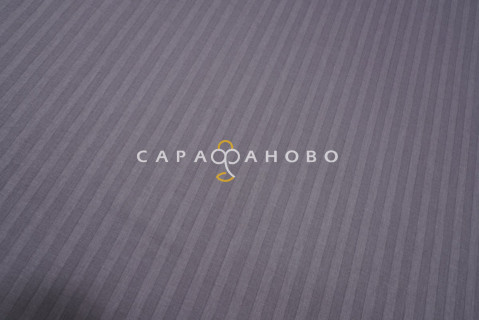 Ткань Поплин-страйп 220 см рис. 12423 вид 2 Серый (1х1)