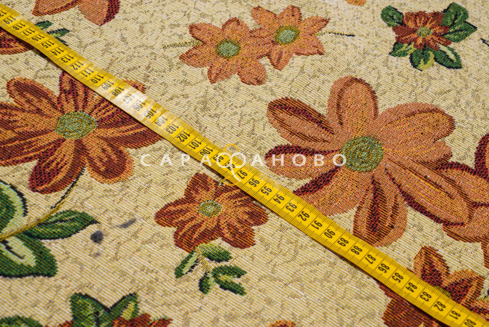 Ткань Гобелен жаккард 150 см рис TS-064, фото 6