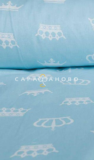 Ткань Бязь детская 150 см 120 гр Короны 1694-3, фото 1
