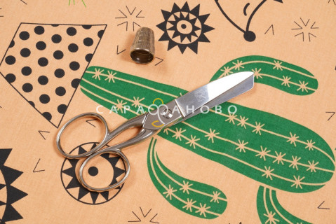 Ткань поплин 220 см рис "Ёжики" рис 11850 вид 2