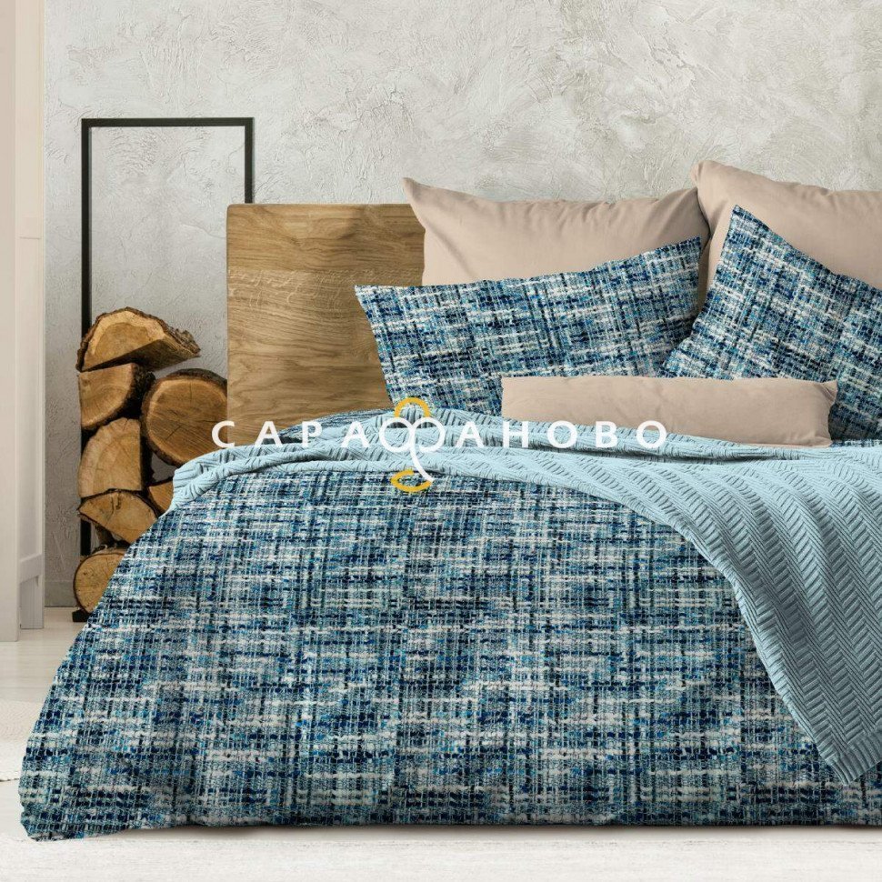 Ткань Бязь 220 см рис 15922 вид 1 "Boucle" основа, фото 2