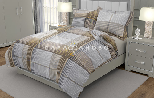 Ткань Поплин 220 см рис. 12649-1 Риальто (основа)