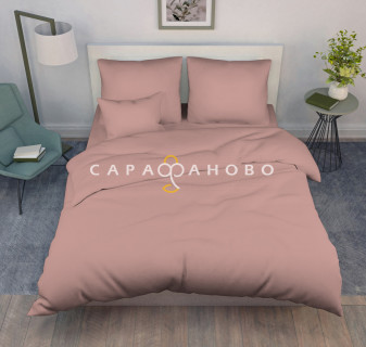 Ткань Бязь 220 см 120 гр гл/к Розовый перламутр