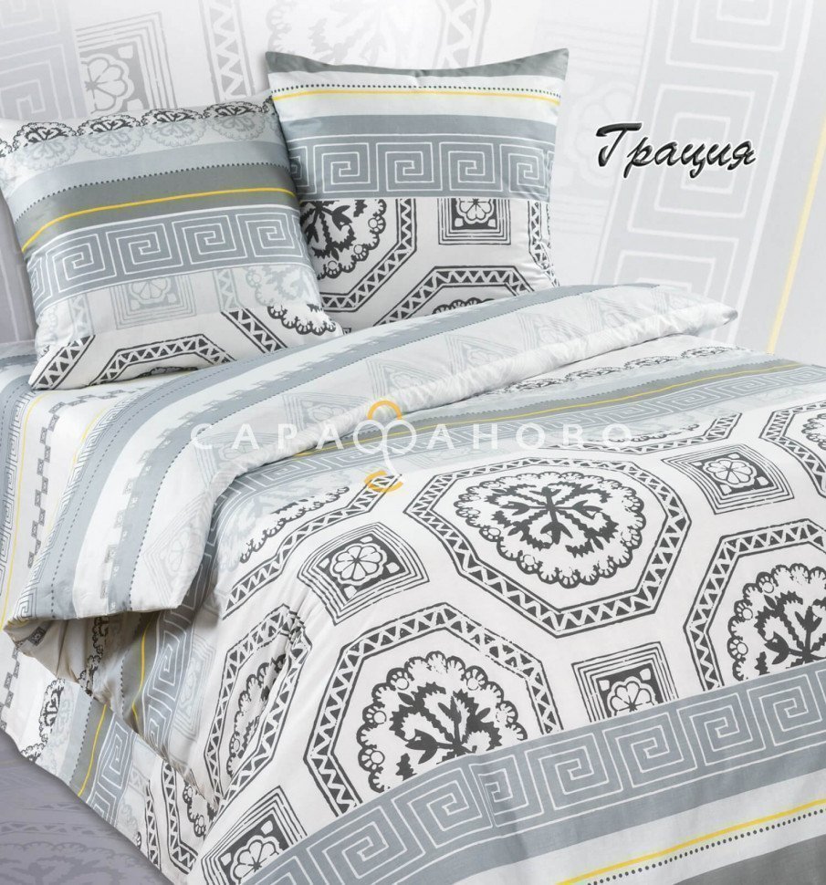 Ткань бязь 220 см "Грация" рис 7223 вид 1, фото 1