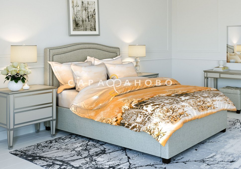Ткань Бязь 220 см рис. 3917-2 "Хищники", фото 1