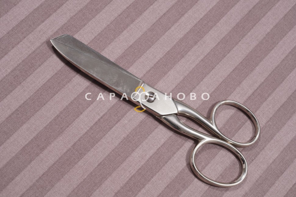 Ткань Поплин-страйп 220 см рис. 12245/5 Какао, фото 6