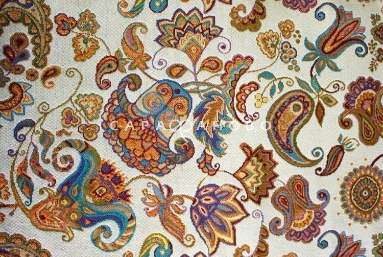 Гобеленовая ткань 160 см. Рис Индийское лето-1, фото 1
