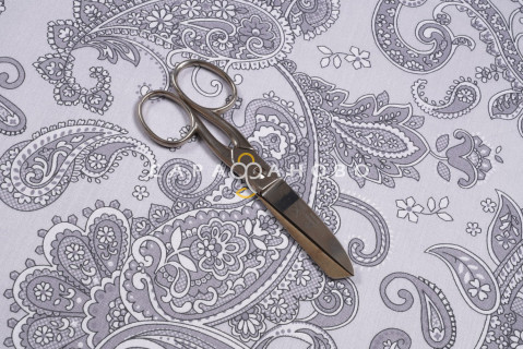 Ткань Сатин 220 см "Эмма" рис 23008-1