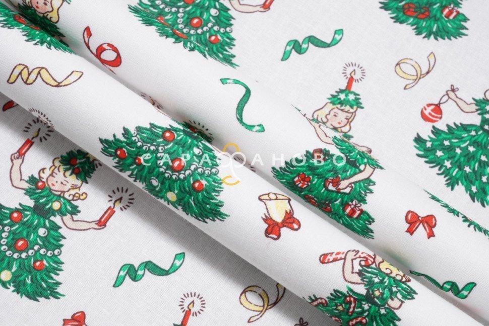 Ткань Поплин Детский 150 см рис 3928-2, фото 5
