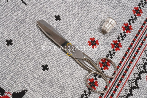 Ткань Рогожка 150 см рис. 30015/1 Розовое утро