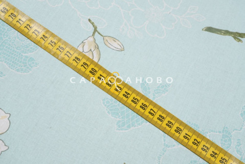 Ткань поплин 220 см "Миндаль" рис 11017-1