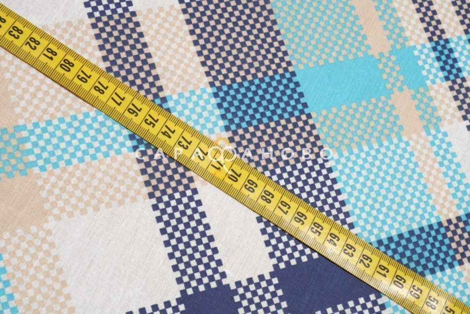 Ткань Бязь 150 см 120 гр рис. 167в4/1 Лондон На отрез, фото 4
