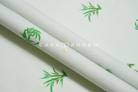 Тик набивной 220см "Хлопок" рис Bamboo 5 На отрез