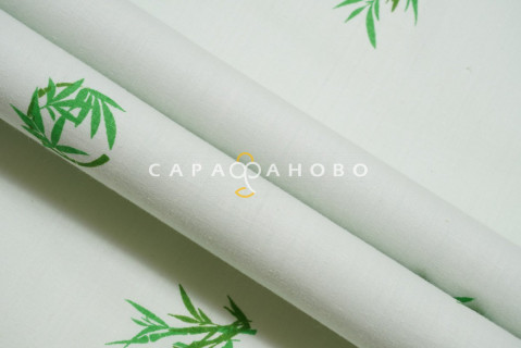 Тик набивной 220см "Хлопок" рис Bamboo 5 На отрез