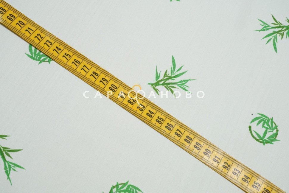 Тик набивной 220см "Хлопок" рис Bamboo 5 На отрез, фото 6