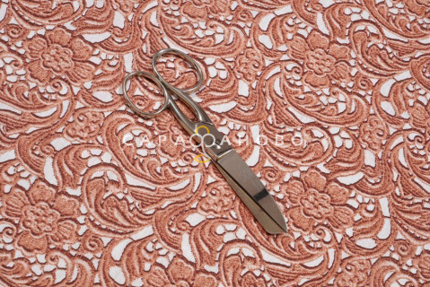 Ткань Бязь 150 см "Румба коричневая" рис 11348-2