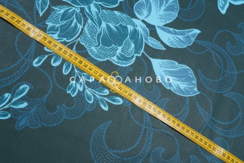 Ткань Перкаль 220 см рис. 207653 Золотая нить (основа)