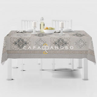 Ткань Рогожка 150 см рис. 30095/3 Дамаск