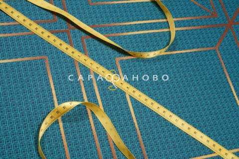 Ткань Сатин 220 см рис. 23002-2 Шарль(зелёный)