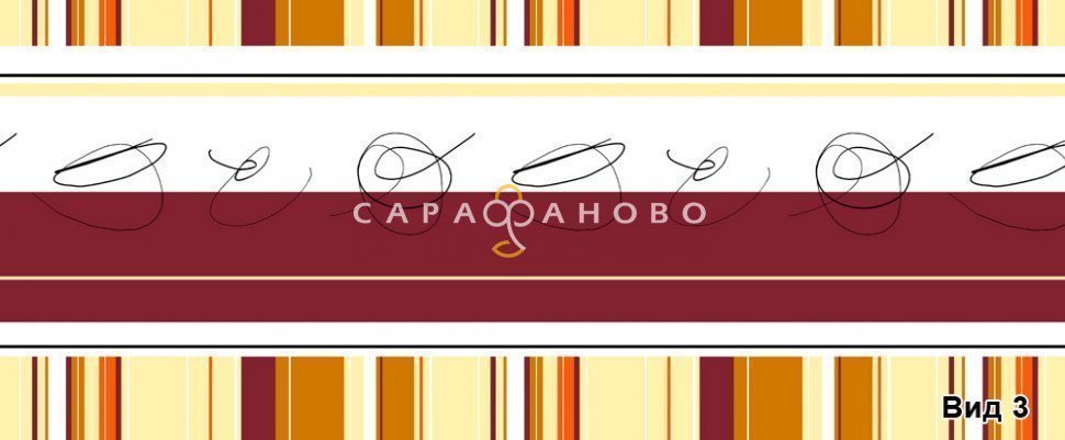 Бязь набивная 150 см 100 гр. рис 250 вид 3, фото 1