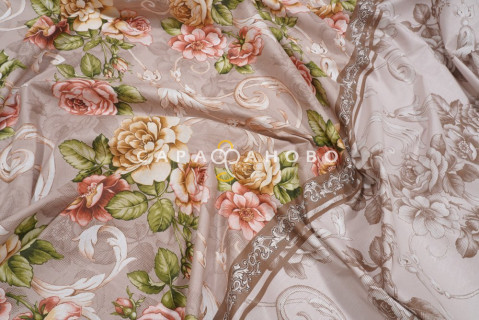 Ткань Бязь 220 см "Желание" рис 10789-1