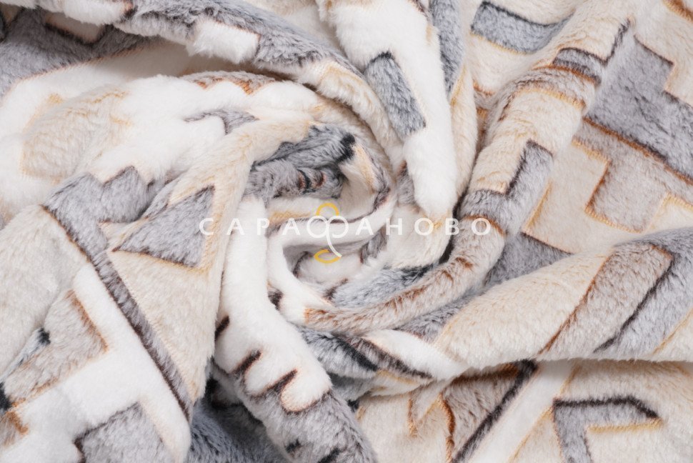 Ткань Велсофт 2204-9 Бамбук 260г На отрез, фото 6