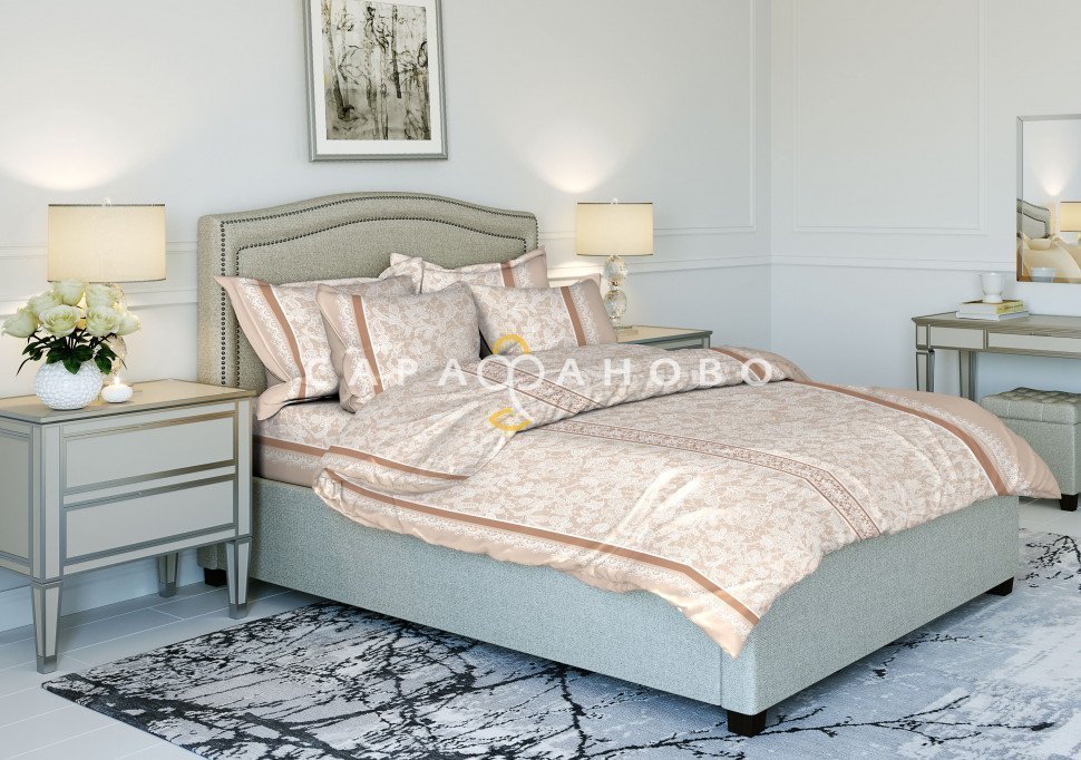 Ткань Бязь 150 см рис. 9314-2 "Аннушка", фото 1