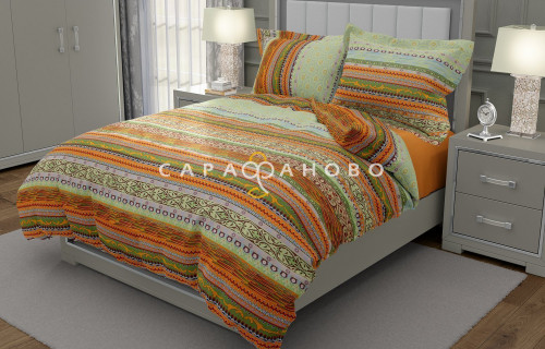 Ткань поплин 220 см "Каракас" рис 4600 вид 2