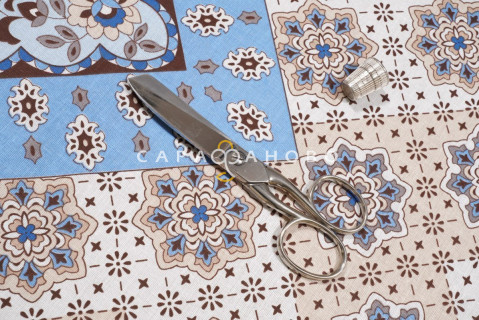 Ткань Бязь 220 см Флоренция рис 4508 вид 1