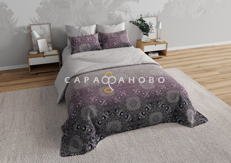 Ткань Перкаль 220 см рис. Маракеш 1 (основа)