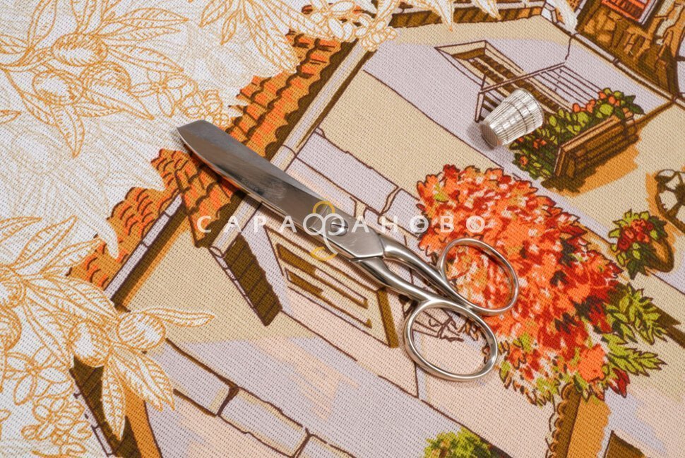 Ткань Рогожка 150 см арт. 904 рис 29024 вид1 Италия, фото 4