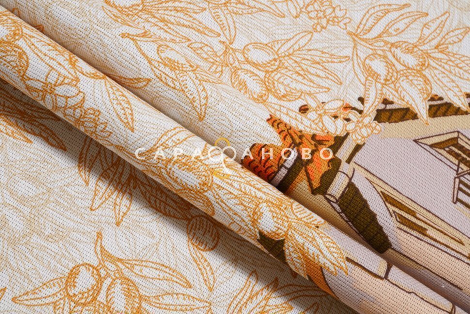 Ткань Рогожка 150 см арт. 904 рис 29024 вид1 Италия, фото 3