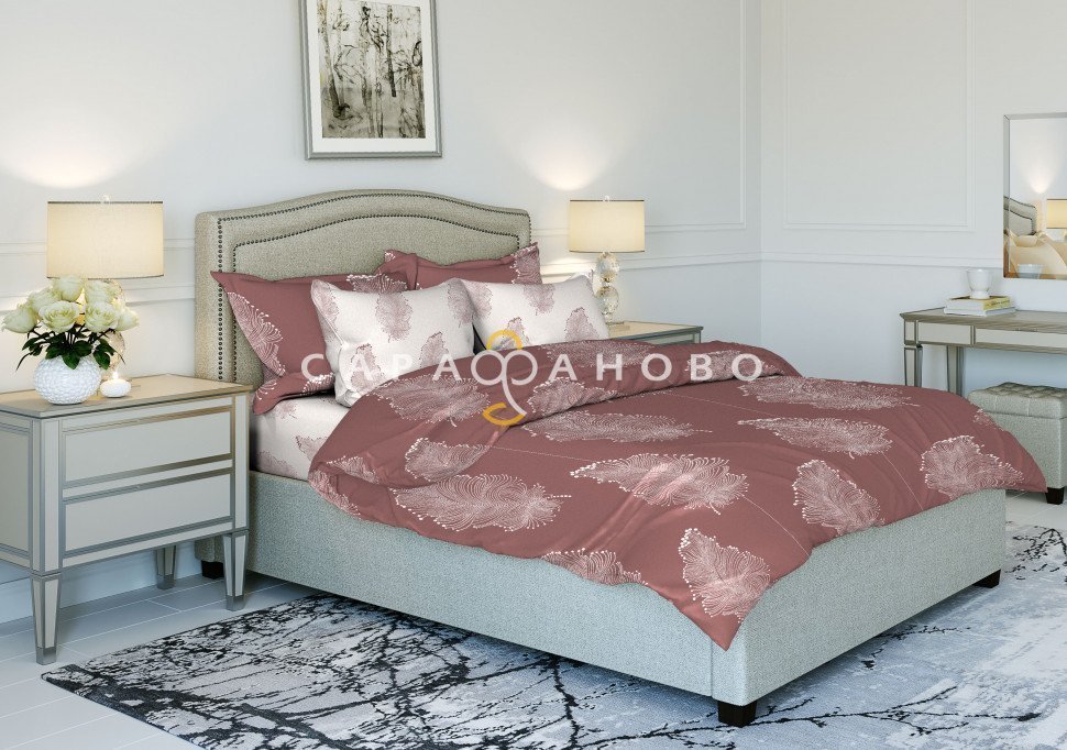 Ткань Бязь 220 см рис. 9050+9051(1) "Варьете+ Варьете компаньон", фото 1