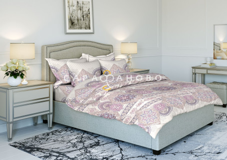 Ткань Бязь 220 см рис. 9175-1 "Диана"