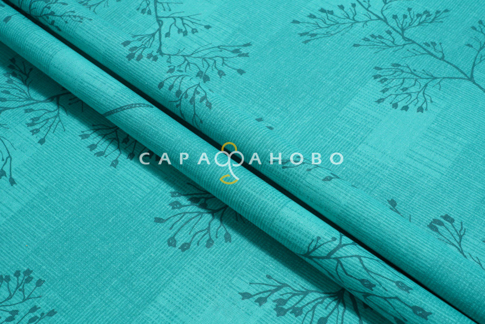 Ткань бязь 150 см 140 гр. рис 295 Ботаника вид 3/2, фото 7
